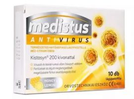 medistus-antivirus-lagypasztilla-honey-lemon-10-db